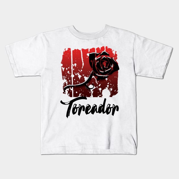 Toreador Kids T-Shirt by FallingStar